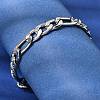201 Stainless Steel Curb Chain Bracelets for Men STAS-T077-22A-01P-3