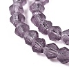 Imitate Austrian Crystal Frosted Glass Beads Strands LS-EGLA-A039-T2mm-MD04-4