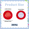 Polyester Brooches JEWB-WH20010-03B-2