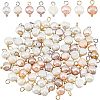  80pcs 4 Styles Natural Cultured Freshwater Pearl Charms PEAR-NB0001-65-1