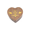 Heart Wood Couple Ring Storage Box PW-WG97544-01-2