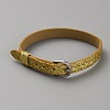 Blank PU Leather Cord Bracelet with Alloy Clasps X1-AJEW-TAC0041-01B-05-2