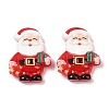 Christmas Opaque Resin Cabochons CRES-Z015-01C-1