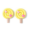 Opaque Resin Cabochons X-CRES-P023-03-2