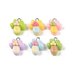 Opaque Resin Pendants MACR-P043-N05-1