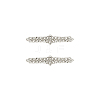 2Pcs Zinc Alloy with Rhinestone Sew on Appliques PATC-FG0002-19-7