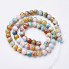 Jade Beads Strands X-G-D264-6mm-XH14-3