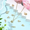10Pcs 10 Styles Brass Pendants KK-YW0004-40-5