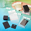 100Pcs 2 Styles Paper Earring Display Cards CDIS-TA0001-50-6