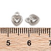 304 Stainless Steel Charm Rhinestone Settings SA-CBAC865-06C-P-3