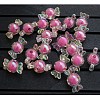 Acrylic Beads MACR-WH0004-07-1