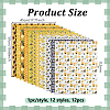 12Pcs 2 Styles Cotton Fabric DIY-PH0036-29B-2