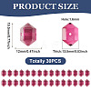 30Pcs Transparent Handmade Lampwork Beads LAMP-TADJ0001-12C-4