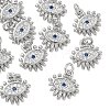 SHEGRACE Brass Cubic Zirconia Pendants XGRQ3K783-532P-1