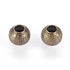 Brass Textured Beads EC247-NFAB-2