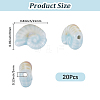 2 Sets Handmade Porcelain Beads for DIY Bracelet Accessories PORC-SP0001-27-2