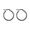 304 Stainless Steel Hoop Earrings EJEW-F105-10B-2