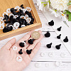36 Sets 3 Styles Heart Flocky & Plastic Safety Craft Noses FIND-GO0002-16B-4