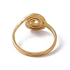 Ion Plating(IP) 201 Stainless Steel Vortex Adjustable Ring for Women X-RJEW-C045-07G-3