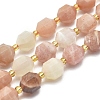 Natural Multi-Moonstone Beads Strands G-K303-A05-10mm-1