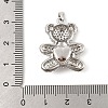 Brass Micro Pave Cubic Zirconia Pendants KK-P300-03P-02-3