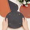 4 Pcs 4 Styles PU Leather Bottom FIND-CA0002-15-3