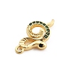 Brass Micro Pave Cubic Zirconia Pendants LS-KK-M321-01F-G02-2