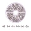 Cubic Zirconia Alloy Charms Sets ZIRC-PH0001-01P-4