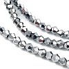 Transparent Electroplate Glass Beads Strands X-EGLA-A039-T3mm-UA05-3