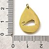 304 Stainless Steel Pendants STAS-R153-28G-3