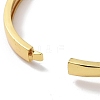 Brass Pave FireBrick Glass Hinged Bangles for Women BJEW-Z061-08C-3