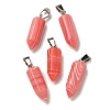 Synthetic Rhodochrosite Pendants G-Z067-07P-18-2