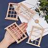 Rectangle Wooden Mini Windows AJEW-WH0254-75-3