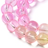 Baking Painted Transparent Glass Beads X1-DGLA-M001-10mm-05-3