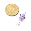 4 Sets Alloy Transparent Stripe Resin Beads Pendants FIND-PH0008-84-3