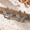 304 Stainless Steel Clip on Nose Rings AJEW-A062-05P-01-2