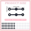 300Pcs 2 Colors Plastic Anti-theft Buckles FIND-CY0001-55C-2