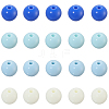 Opaque Acrylic Beads SACR-PA0001-04B-04-6
