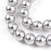 Baking Painted Pearlized Glass Pearl Bead Strands HY-N002-4mm-A03-4