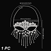 1Pc Alloy Headwear Masquerade Masks AJEW-GA0008-17P-2