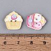 2-Hole Printed Resin Buttons BUTT-Q047-02-3
