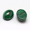 Oval Natural Malachite Cabochons G-O147-03A-2