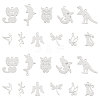 Unicraftale 22Pcs 11 Style 201 Stainless Steel Charms STAS-UN0023-63-1