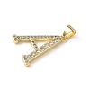 Brass Micro Pave Cubic Zirconia Pendants KK-L239-057G-3