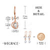 SHEGRACE Brass Dangle Earrings JE806A-4
