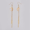 Brass Dangle Earrings EJEW-JE04045-02-2