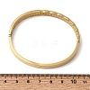 304 Stainless Steel Rhinestone Hinged Bangles for Women BJEW-B168-10G-5