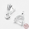 925 Sterling Silver Pendant Bails STER-E050-12S-3