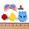 Opaque Acrylic Beads OACR-T028-37-1-3