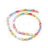 Natural Freshwater Shell Dyed Beads Strands X-SHEL-M018-13-12-2
